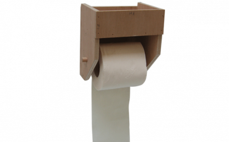 מעמד לנייר טואלט חתוך/ גליל